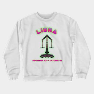 Libra 4b Black Crewneck Sweatshirt